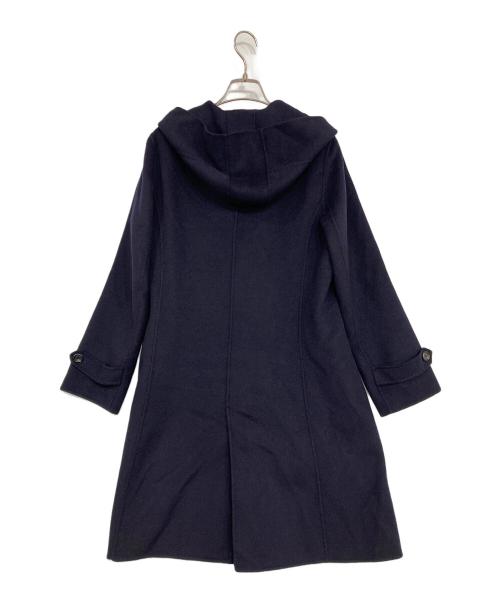 Paul Stuart（ポールスチュアート）Paul Stuart (ポールスチュアート) カシミヤ混ウールフーデッドコート ネイビー サイズ:6の古着・服飾アイテム
