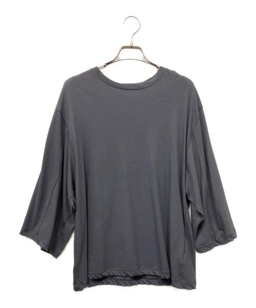 INSCRIRE（アンスクリア）INSCRIRE (アンスクリア) Wide Sleeve Tee グレー サイズ:Sの古着・服飾アイテム