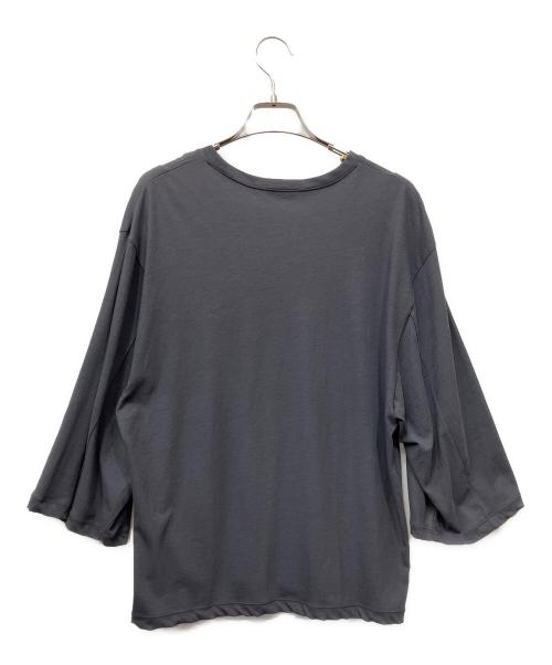 INSCRIRE（アンスクリア）INSCRIRE (アンスクリア) Wide Sleeve Tee グレー サイズ:Sの古着・服飾アイテム
