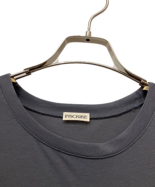 INSCRIRE（アンスクリア）INSCRIRE (アンスクリア) Wide Sleeve Tee グレー サイズ:Sの古着・服飾アイテム