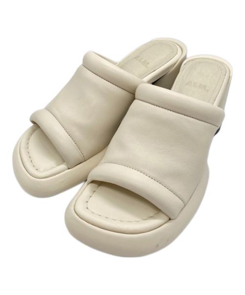 ALM.（アルム）ALM. (アルム) CIELO LEATHER SANDALS アイボリー サイズ:36の古着・服飾アイテム