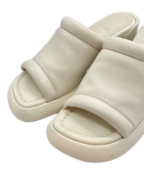 ALM.（アルム）ALM. (アルム) CIELO LEATHER SANDALS アイボリー サイズ:36の古着・服飾アイテム