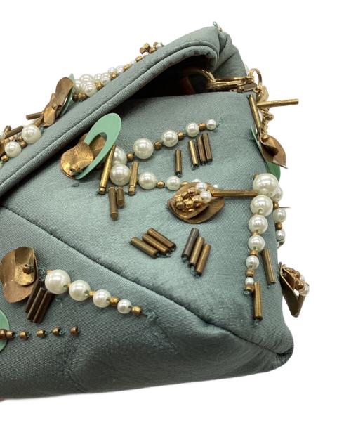 DRIES VAN NOTEN（ドリスヴァンノッテン）DRIES VAN NOTEN (ドリスヴァンノッテン) Decoration Shoulder Bag ライトブルーの古着・服飾アイテム