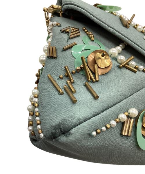 DRIES VAN NOTEN（ドリスヴァンノッテン）DRIES VAN NOTEN (ドリスヴァンノッテン) Decoration Shoulder Bag ライトブルーの古着・服飾アイテム