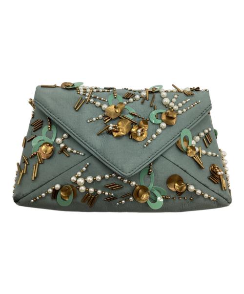 DRIES VAN NOTEN（ドリスヴァンノッテン）DRIES VAN NOTEN (ドリスヴァンノッテン) Decoration Shoulder Bag ライトブルーの古着・服飾アイテム