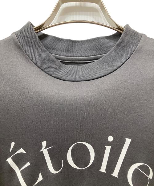 St.cecilia（セントセシリア）St.cecilia (セントセシリア) パフスリーブロゴTシャツ グレー サイズ:FREEの古着・服飾アイテム