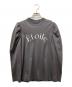 St.cecilia（セントセシリア）の古着「パフスリーブロゴTシャツ」｜グレー