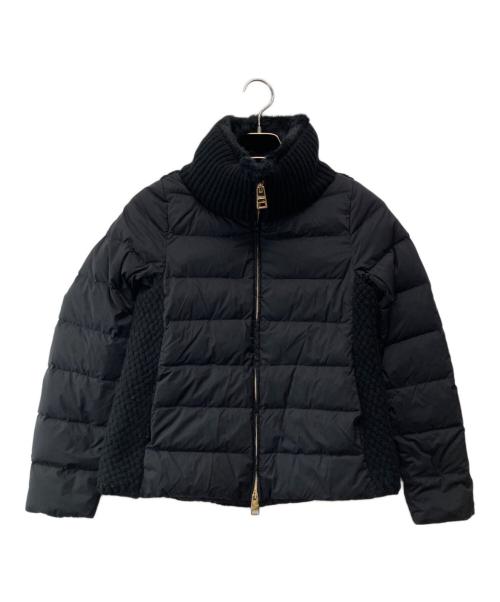 HERNO（ヘルノ）HERNO (ヘルノ) ニットドッキングダウンジャケット ネイビー サイズ:36の古着・服飾アイテム