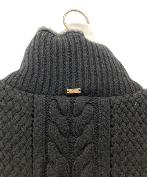 HERNO（ヘルノ）HERNO (ヘルノ) ニットドッキングダウンジャケット ネイビー サイズ:36の古着・服飾アイテム