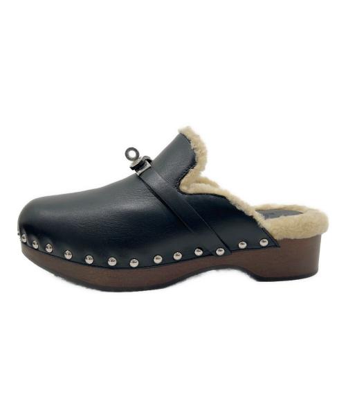 HERMES（エルメス）HERMES (エルメス) サボサンダル ブラック サイズ:37の古着・服飾アイテム