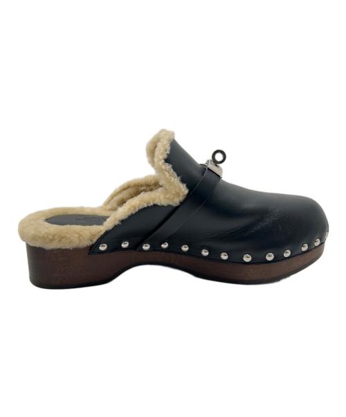 HERMES（エルメス）HERMES (エルメス) サボサンダル ブラック サイズ:37の古着・服飾アイテム