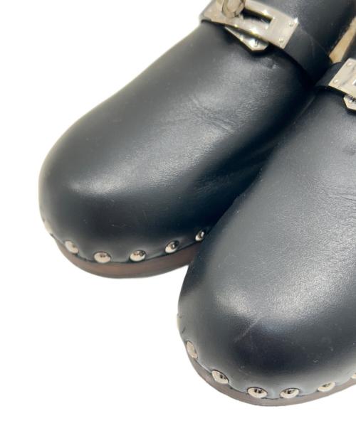 HERMES（エルメス）HERMES (エルメス) サボサンダル ブラック サイズ:37の古着・服飾アイテム