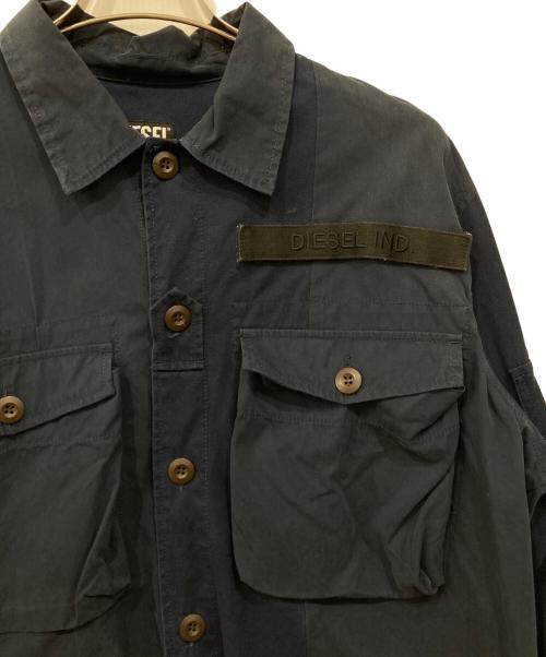 DIESEL（ディーゼル）DIESEL (ディーゼル) ミリタリージャケット ネイビー サイズ:Mの古着・服飾アイテム