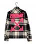 OFFWHITE (オフホワイト) STENCIL FLANNEL SHIRT ブラック×ホワイト サイズ:XXS：15000円