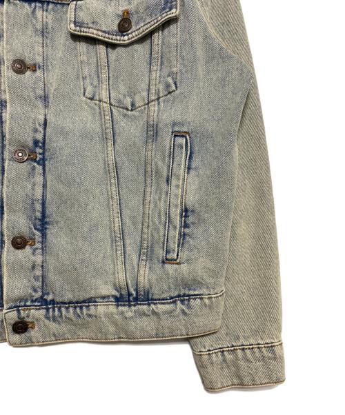 BALENCIAGA（バレンシアガ）BALENCIAGA (バレンシアガ) バックロゴデニムジャケット ブルー サイズ:34の古着・服飾アイテム