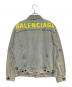 BALENCIAGA (バレンシアガ) バックロゴデニムジャケット ブルー サイズ:34：90000円