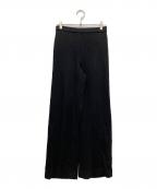 theoryセオリー）の古着「Fine Smooth Jersey Wide Pull On Fl」｜ブラック