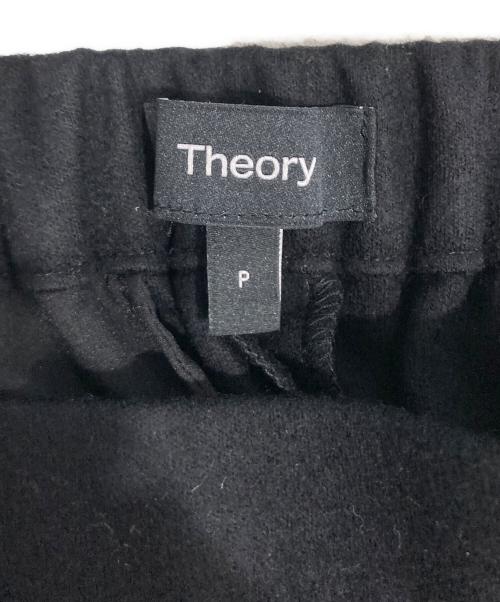 theory（セオリー）theory (セオリー) Fine Smooth Jersey Wide Pull On Fl ブラック サイズ:Pの古着・服飾アイテム