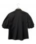 Loulou Willoughby (ルルウィルビー) コサージュシャツ ブラック サイズ:2 未使用品：10000円