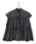 TSURU by MARIKO OIKAWA (ツルバイマリコオイカワ) ティアードギャザーフレンチスリーブブラウス ブラック サイズ:Free：15000円