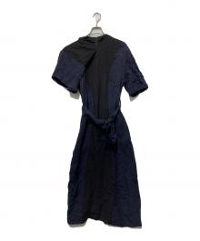 AKIRA NAKA（アキラナカ）の古着「マイティレギュラースリーブドレス」｜ネイビー