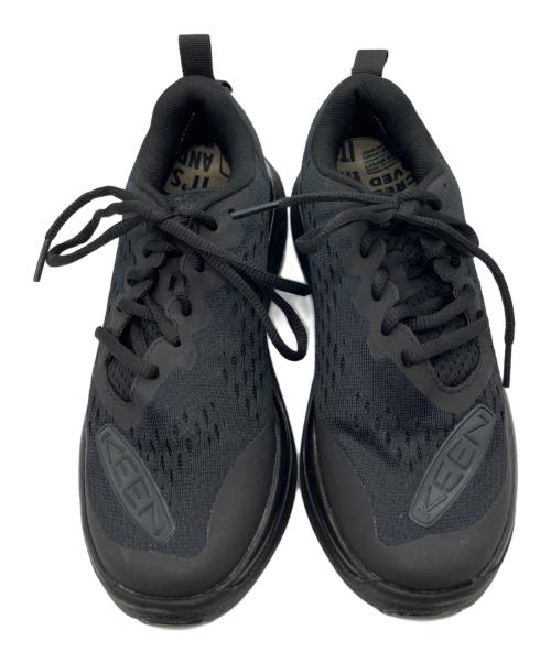 KEEN（キーン）KEEN (キーン) ダブルケー400 ウォーキングシューズ ブラック サイズ:23の古着・服飾アイテム