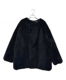 MONCLER GENIUS×HYKE（モンクレール ジーニアス×ハイク）の古着「LEMAリバーシブルダウンコート」｜ネイビー