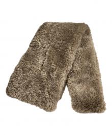 HELEN MOORE（ヘレンムーア）の古着「PoketツキLongストール」｜ベージュ