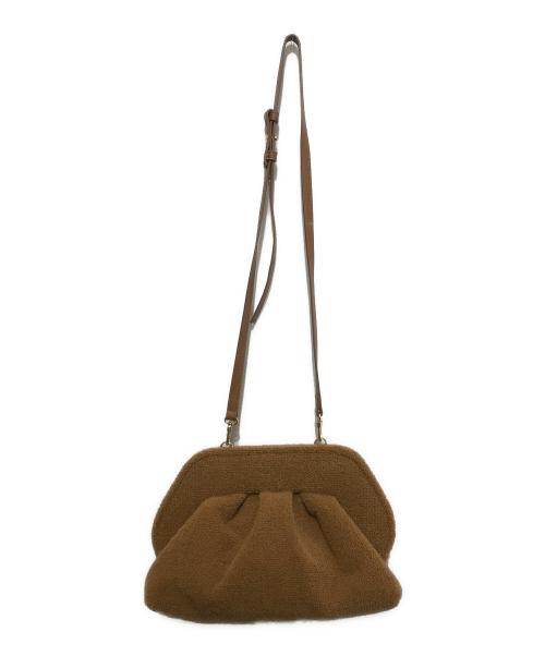THEMOIRe（テモワール）THEMOIRE (テモワール) CORAL CLUTCH バッグ ブラウンの古着・服飾アイテム