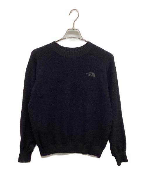 THE NORTH FACE（ザ ノース フェイス）THE NORTH FACE (ザ ノース フェイス) Comfortive Wool Trainer　コンフォーティブ ウール トレーナー ブラック サイズ:Mの古着・服飾アイテム