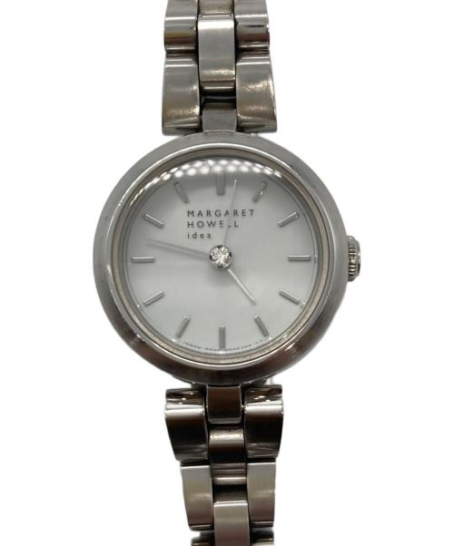 MARGARET HOWELL idea（マーガレット ハウエル アイディア）MARGARET HOWELL idea (マーガレット ハウエル アイディア) 腕時計 シルバーの古着・服飾アイテム