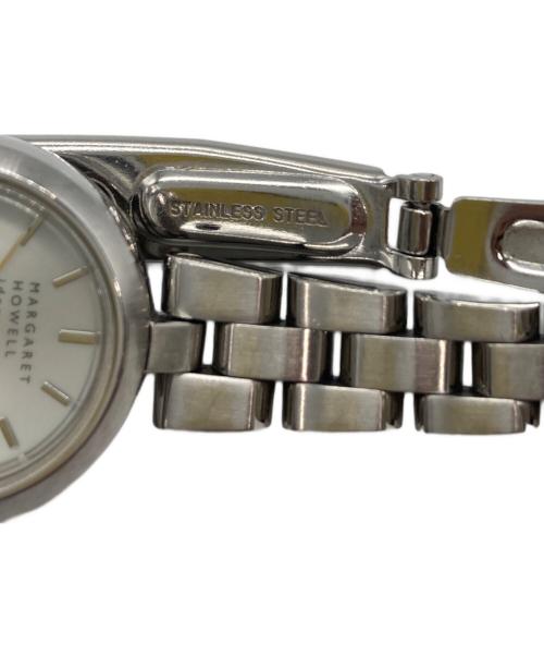 MARGARET HOWELL idea（マーガレット ハウエル アイディア）MARGARET HOWELL idea (マーガレット ハウエル アイディア) 腕時計 シルバーの古着・服飾アイテム