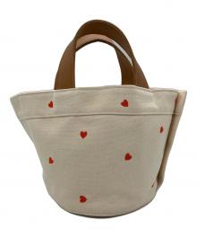 LUDLOW（ラドロー）の古着「ハートトートバッグ」｜ベージュ