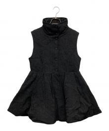 COLUMN（コラム）の古着「ジャガード ペプラムジレ」｜ブラック