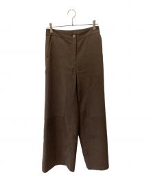 theory（セオリー）の古着「ワイドパンツ」｜ブラウン