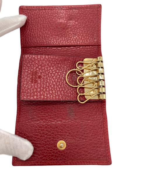 GUCCI（グッチ）GUCCI (グッチ) 6連キーケース レッドの古着・服飾アイテム
