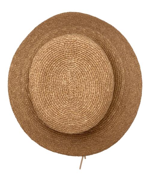 HELEN KAMINSKI（ヘレンカミンスキー）HELEN KAMINSKI (ヘレンカミンスキー) ARMADA ラフィアハット ブラウン サイズ:ONE SIZEの古着・服飾アイテム