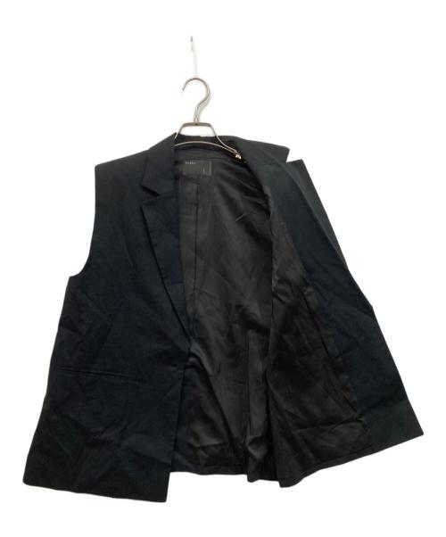 Noble（ノーブル）Noble (ノーブル) コットンリネンパワーショルダージレ ブラック サイズ:36の古着・服飾アイテム