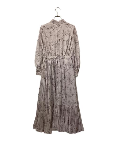 JUSGLITTY（ジャスグリッティー）JUSGLITTY (ジャスグリッティー) ボウタイプリーツワンピース ピンク サイズ:1の古着・服飾アイテム