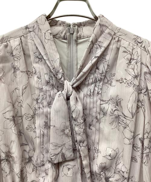 JUSGLITTY（ジャスグリッティー）JUSGLITTY (ジャスグリッティー) ボウタイプリーツワンピース ピンク サイズ:1の古着・服飾アイテム