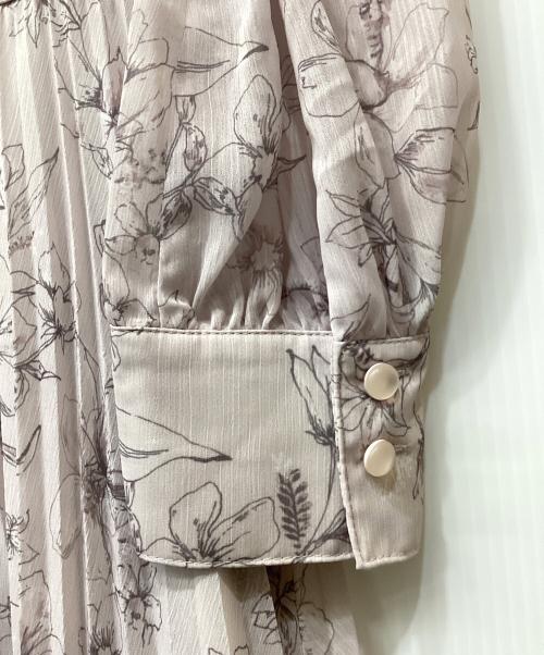 JUSGLITTY（ジャスグリッティー）JUSGLITTY (ジャスグリッティー) ボウタイプリーツワンピース ピンク サイズ:1の古着・服飾アイテム