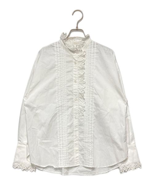ARPEGE STORY（アルページュストーリー）ARPEGE STORY (アルページュストーリー) 刺繍フリルブラウス ホワイト サイズ:1の古着・服飾アイテム