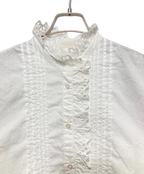 ARPEGE STORY（アルページュストーリー）ARPEGE STORY (アルページュストーリー) 刺繍フリルブラウス ホワイト サイズ:1の古着・服飾アイテム