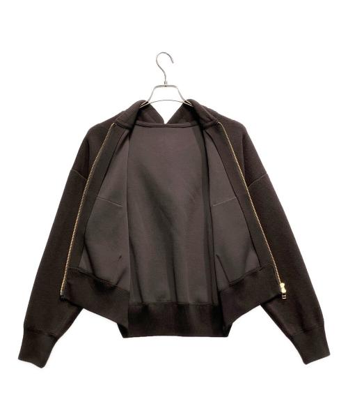 ARPEGE STORY（アルページュストーリー）ARPEGE STORY (アルページュストーリー) ニットパーカー ブラウン サイズ:2の古着・服飾アイテム