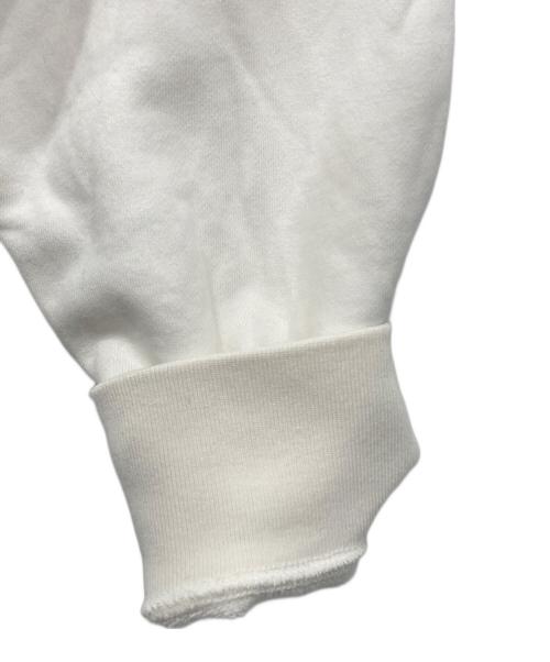 MIU MIU（ミュウミュウ）MIU MIU (ミュウミュウ) Printed Cropped Cotton Sweatshirt/プリントクロップドコットンスウェットシャツ アイボリー サイズ:XSの古着・服飾アイテム