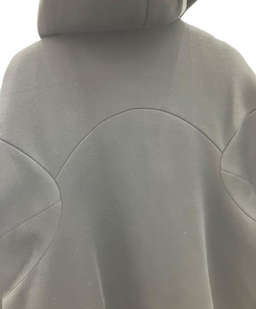 ENFOLD（エンフォルド）ENFOLD (エンフォルド) ボンディングフーディフレアコート ブラック サイズ:36の古着・服飾アイテム