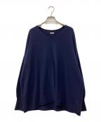 IENAイエナ）の古着「FineニュージーウールニュアンスVプルオーバー」｜ネイビー