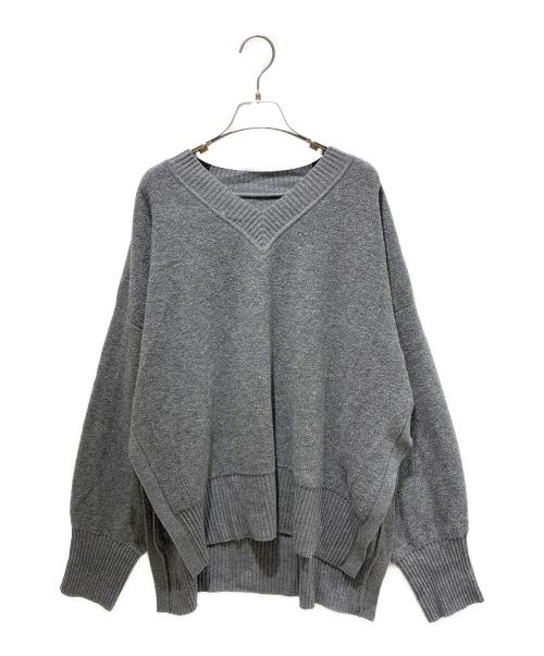 ADORE（アドーア）ADORE (アドーア) Super160パイルニットプルオーバー グレー サイズ:38の古着・服飾アイテム