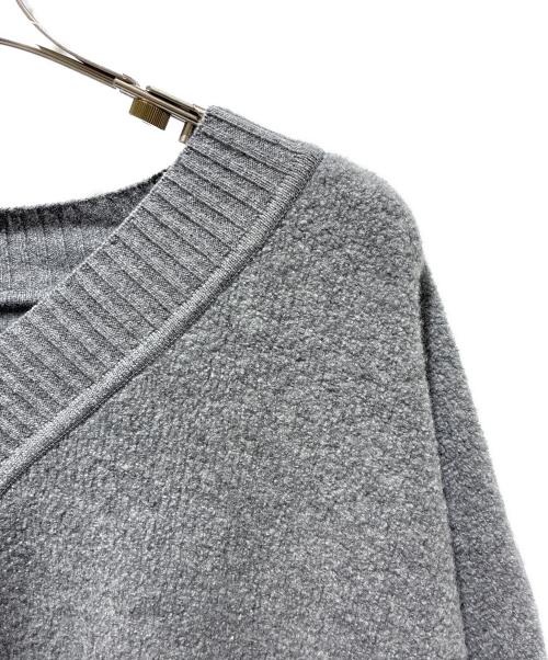 ADORE（アドーア）ADORE (アドーア) Super160パイルニットプルオーバー グレー サイズ:38の古着・服飾アイテム