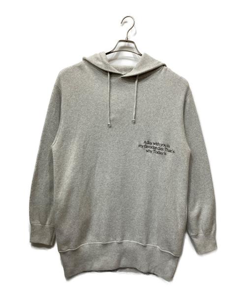 Plage（プラージュ）Plage (プラージュ) les Tendre shishuu フーディー グレー サイズ:FREEの古着・服飾アイテム